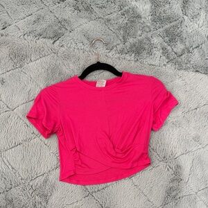 All in Motion Fuchsia Crop Top